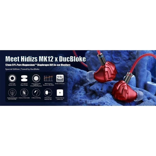 Ảnh minh họa Tai Nghe HIDIZS MK12 X DUCKBLOKE In Ear 2