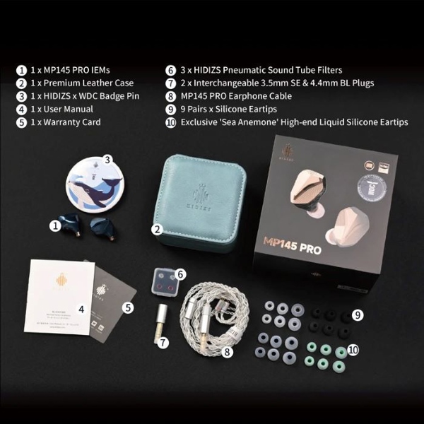 Tai Nghe Hidizs MP145 Pro In Ear