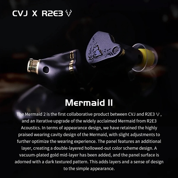 Ảnh minh họa Tai Nghe In Ear CVJ X R2E3 MERMAID 2 3