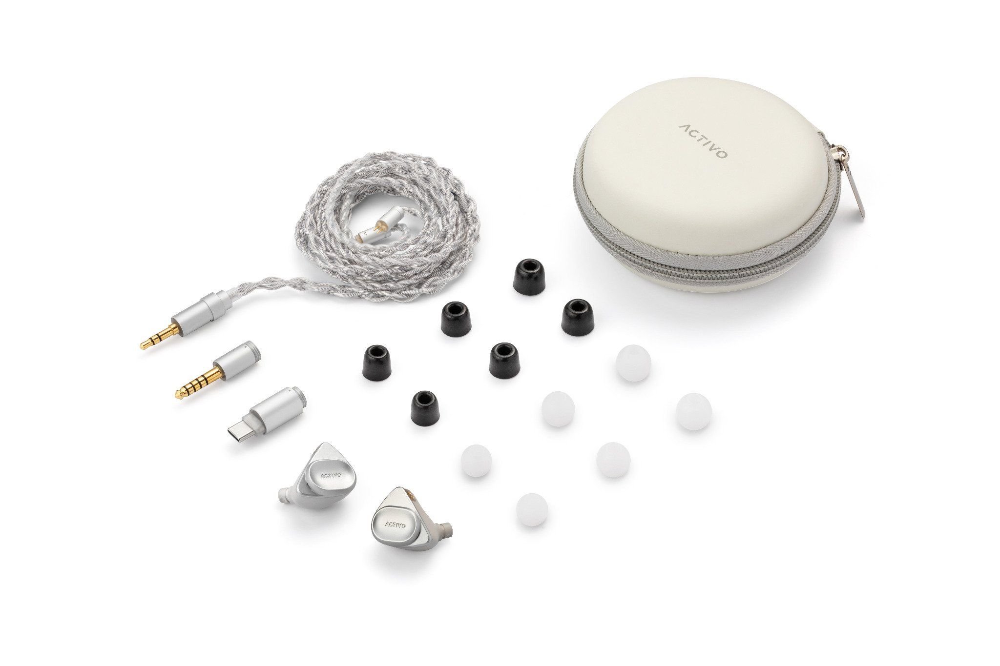 Ảnh minh họa Tai nghe Nghe Nhạc Astell n Kern VOLCANO White (In-ear/Wired) 1