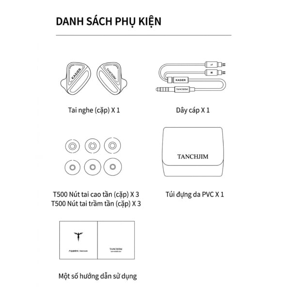 Tai Nghe TANCHJIM KASIER | NGHE TẠP | In Ear | Không Mic