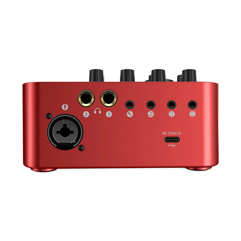 Ảnh minh họa Sound Card Takstar MX1 Pro (DSP, 12 Tông Autotune, Bluetooth, OTG, XLR, 3.5 mm, 6.5 mm) 2