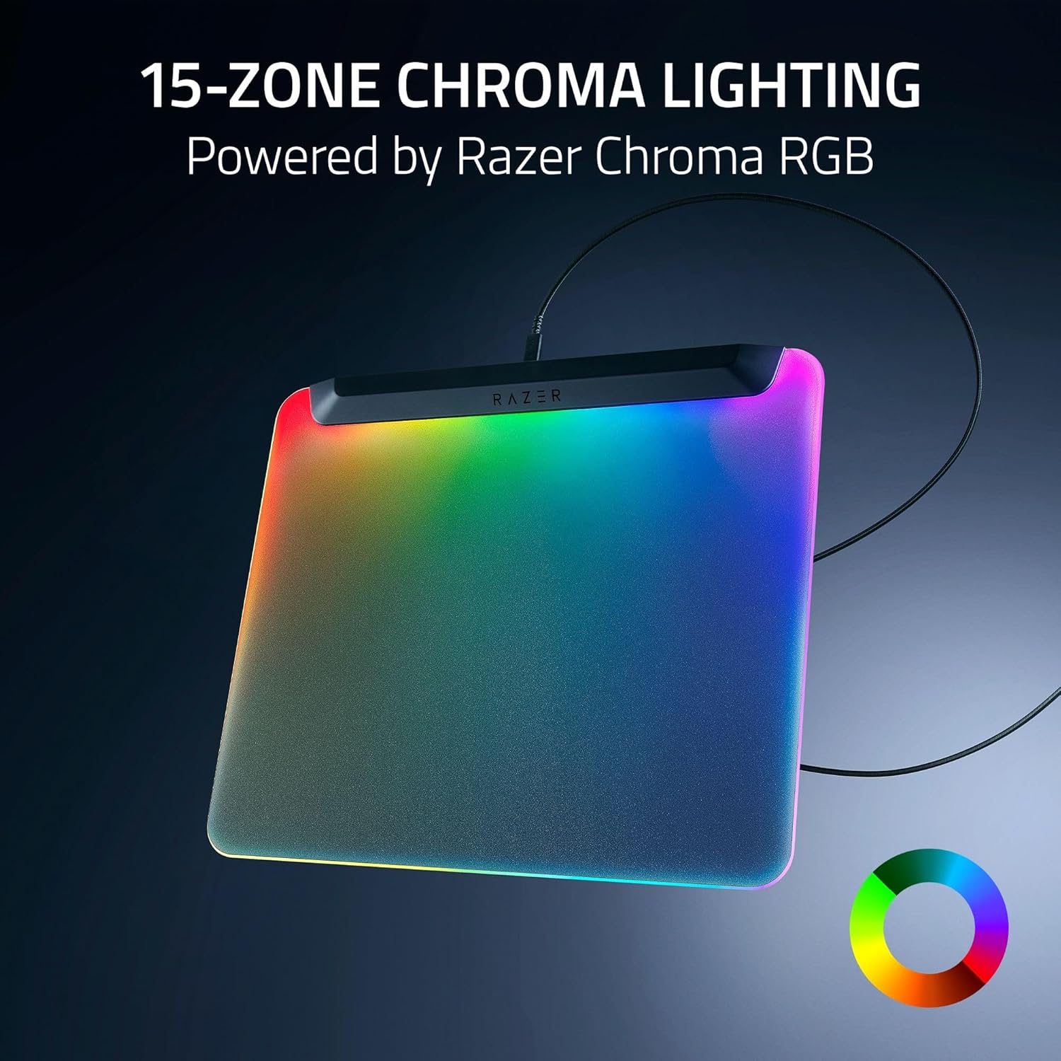 Ảnh minh họa Tấm lót chuột Razer Firefly V2 Pro RGB – Chroma 15 vùng, Hub USB (Đen) 2