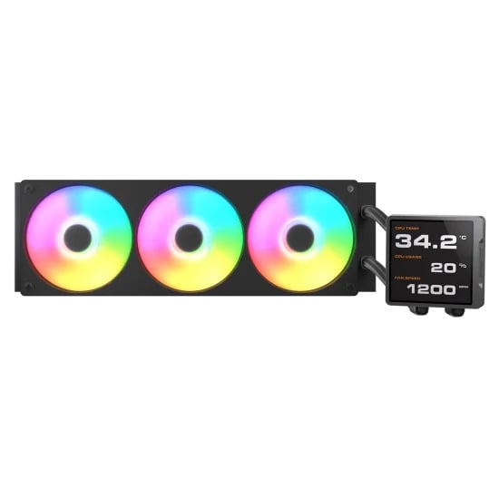 Ảnh minh họa Tản nhiệt nước AIO COUGAR POSEIDON VISTEK PRO ARGB Black 1