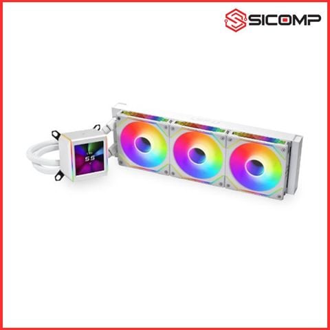 Tản Nhiệt Nước Aio Lian Li Gaii Lcd 360 White Sl Infinity