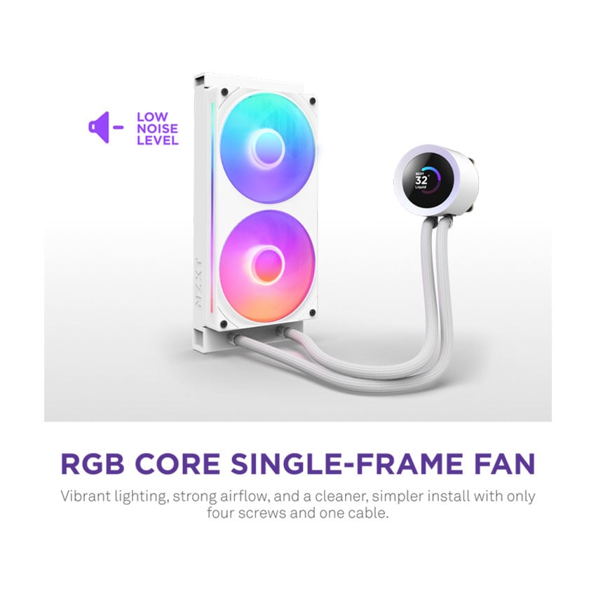 Ảnh minh họa Tản nhiệt nước AIO NZXT KRAKEN PLUS 240 V2 White 3