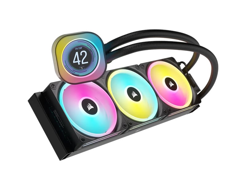 Ảnh minh họa Tản nhiệt nước Corsair iCUE LINK H150i LCD RGB CW-9061008-WW 1