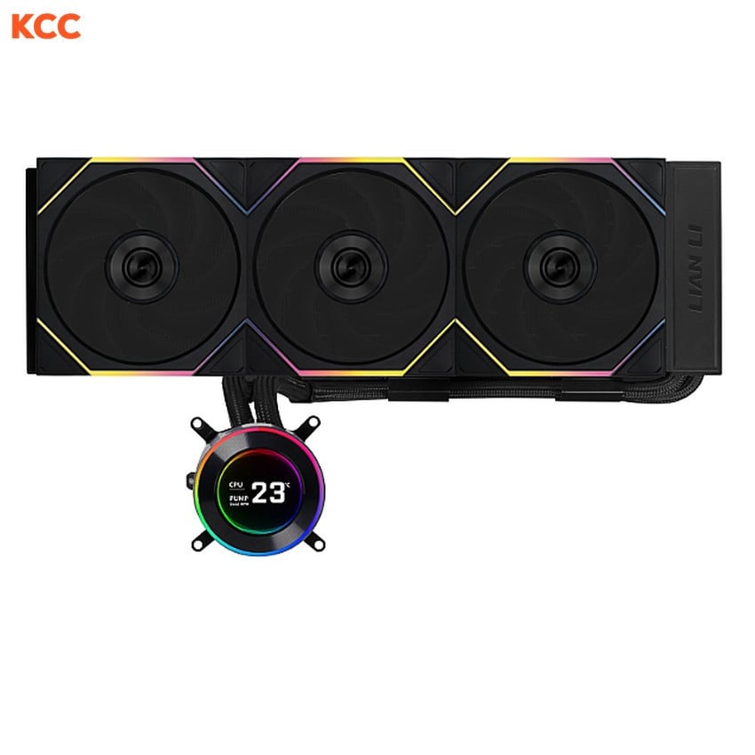 Tản Nhiệt Nước LianLi HydroShift II LCD 360TL Wireless (GHS2LCD36TB) - Đen