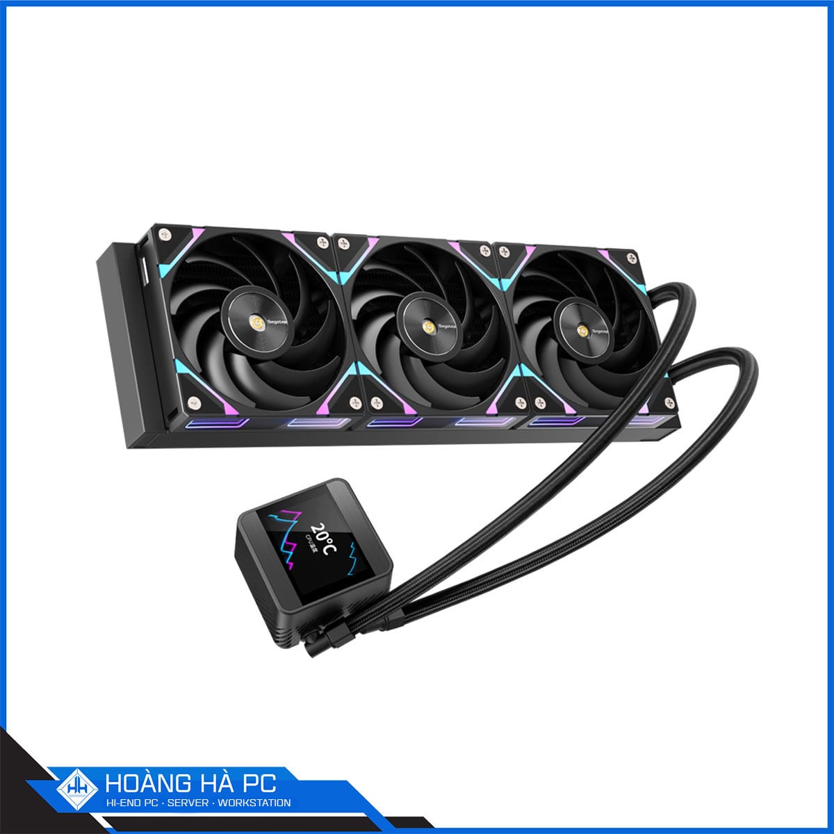 Ảnh minh họa TẢN NHIỆT NƯỚC SEGOTEP MU-360 ARGB BLACK 2