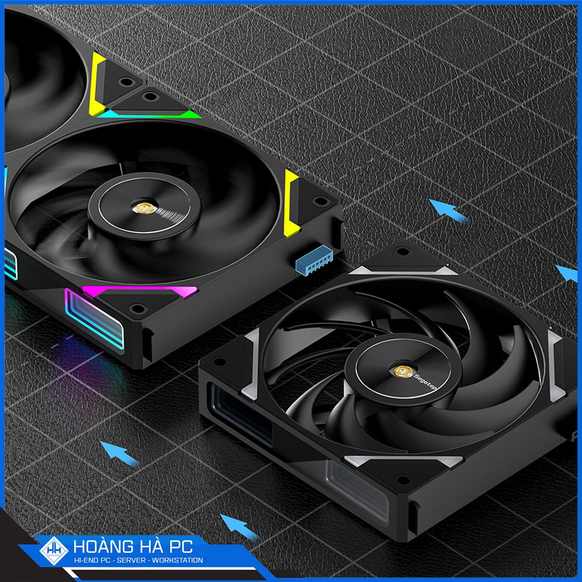 Ảnh minh họa TẢN NHIỆT NƯỚC SEGOTEP MU-360 ARGB BLACK 3