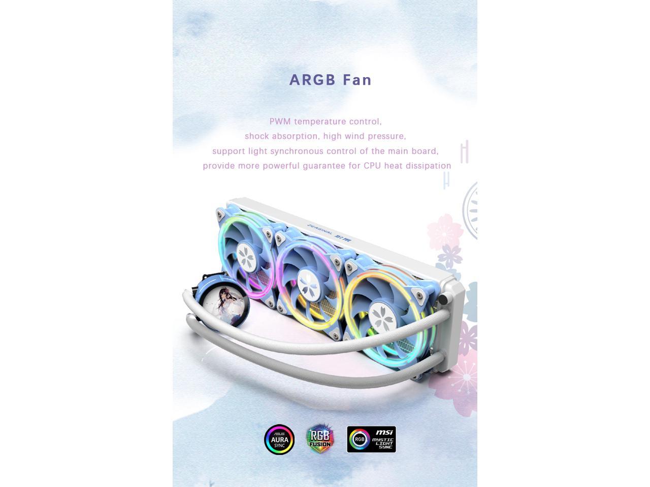 Ảnh minh họa Tản Nhiệt Nước Yeston Zeaginal Sakura 360 ARGB 1
