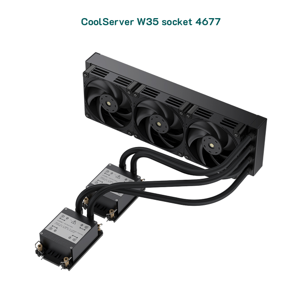 Tản nước AIO CoolServer W35 - dual CPU socket 4677
