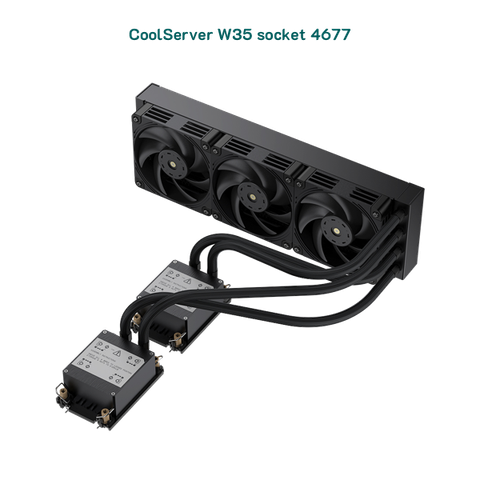 Tản nước AIO CoolServer W35 - dual CPU socket 4677