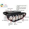 Bộ khung robot xe tăng tank TS100