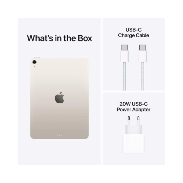 Ảnh minh họa iPad Air M4 11 inch Wifi 512GB Starlight MH3D4ZA/A (M4/ Ram 12GB/ 512GB/ 11 inch/ iPad OS/ 1Y/ Vàng Ánh Sao) 3