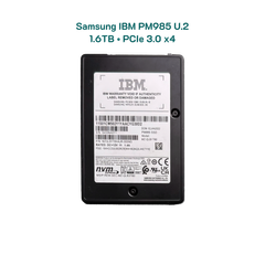  Ổ cứng 1.6TB SSD IBM U2 PM985 MZ-QLB1T60 MZQLB1T6HAJR-000M3 NVMe Gen3 