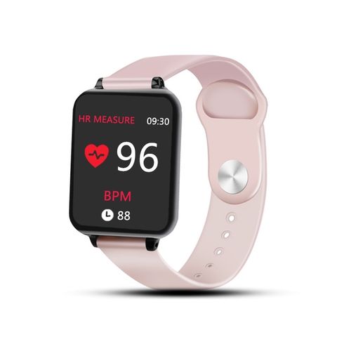 Đồng hồ thông minh B57 Pink – Màn hình IPS 1,3 inch, Theo dõi nhịp tim, huyết áp, oxy trong máu, nhắc nhở thông minh