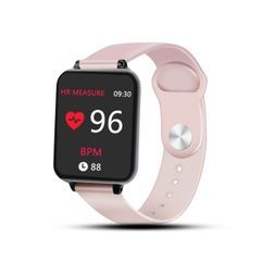  Đồng hồ thông minh B57 Pink – Màn hình IPS 1,3 inch, Theo dõi nhịp tim, huyết áp, oxy trong máu, nhắc nhở thông minh 