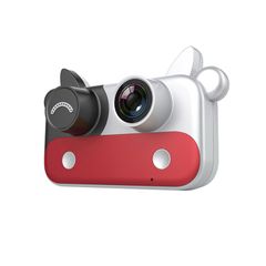  Cow WIFI Máy ảnh Trẻ em Mini SLR Đỏ – Phim hoạt hình kỹ thuật số, an toàn và vui nhộn 