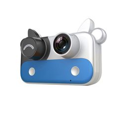  Cow WIFI Máy ảnh Trẻ em Mini SLR Xanh – Phim hoạt hình kỹ thuật số, an toàn và vui nhộn 