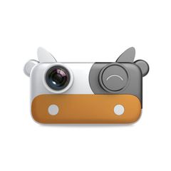  Cow WIFI Máy ảnh Trẻ em Mini SLR Vàng – Phim hoạt hình kỹ thuật số, an toàn và vui nhộn 