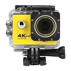  Máy ảnh hành động không thấm nước 60PFS Yellow - WiFi Cycling Camera 4K Ultra Lặn 