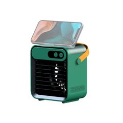  Quạt làm mát bằng máy tính Xanh Lá– Cooling Fan Desk với chức năng sương mù và làm lạnh 