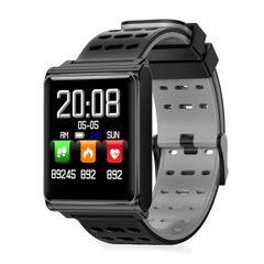  N98 Smart Watch Silicone Xám Đen – Màn hình 1.3 inch, IP67, Theo dõi sức khỏe đầy đủ 