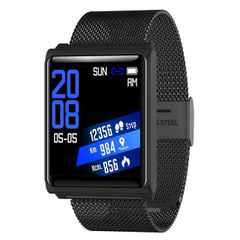  N98 Smart Watch Steel Black – Màn hình 1.3 inch, IP67, Theo dõi sức khỏe đầy đủ 