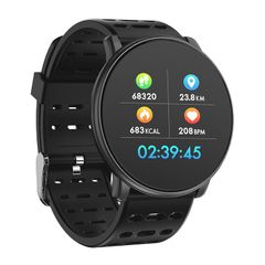  Đồng hồ thông minh Q88 Black -  Đồng hồ thông minh chống nước IP68 Nam giới thể thao Đồng hồ thông minh Bluetooth Hỗ trợ nhịp tim 