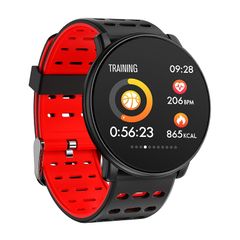  Đồng hồ thông minh Q88 Red  -  Đồng hồ thông minh chống nước IP68 Nam giới thể thao Đồng hồ thông minh Bluetooth Hỗ trợ nhịp tim 