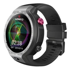  LEMFO LEM9 4G Black – Android, Camera 5MP, GPS, LTE, Theo dõi sức khỏe 