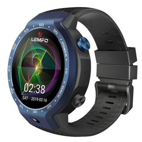 LEMFO LEM9 4G Blue – Android, Camera 5MP, GPS, LTE, Theo dõi sức khỏe