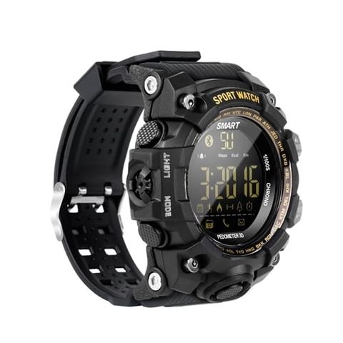 EX16S Black – Đồng hồ thể thao thông minh chống nước IP67, Bluetooth