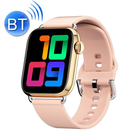 QY03 Smart Business Watch Gold Silicone – Đồng hồ thông minh IP68, đo oxy & nhịp tim