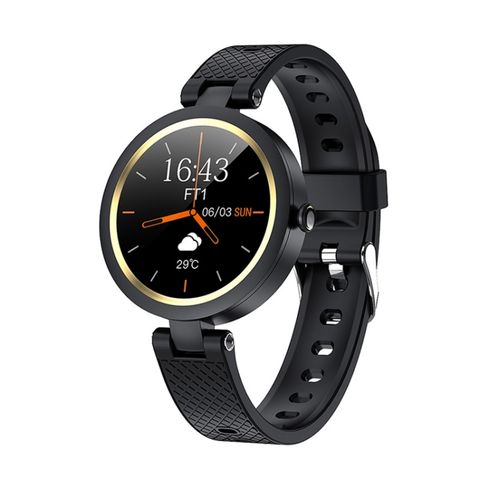 P10 Smartwatch Black – Theo dõi nhiệt độ & nhịp tim, Màn hình Retina 1,1 inch