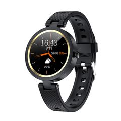  P10 Smartwatch Black – Theo dõi nhiệt độ & nhịp tim, Màn hình Retina 1,1 inch 