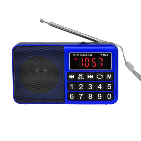 Màn hình LED Radio Y-928 Xanh – FM, MP3, Hỗ trợ thẻ TF/U Đĩa