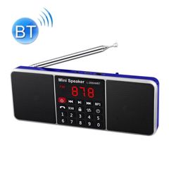  Loa Bluetooth L-288AM Xanh – Loa kép đa năng, Radio, MP3, Màn hình LED 