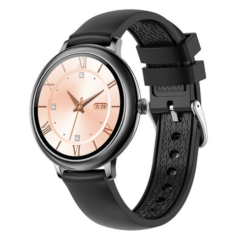 Loaniy CF80 Black – Đồng hồ thông minh 1.08 inch, theo dõi nhịp tim & chống nước IP67