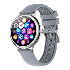  Loaniy CF80 Grey – Đồng hồ thông minh 1.08 inch, theo dõi nhịp tim & chống nước IP67 