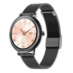  Loaniy CF80 Black – Đồng hồ thông minh 1.08 inch, theo dõi nhịp tim & chống nước IP67 