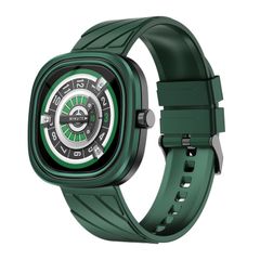  Đồng hồ thông minh Loaniy G32 Green – Màn hình 1.32 inch, Theo dõi sức khỏe, 3ATM 