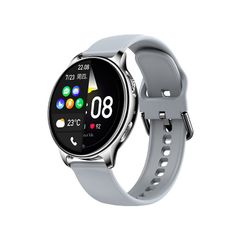  WearKey Y22 Silver – Đồng hồ thông minh Bluetooth 5.0 + 3.0, gọi điện, theo dõi sức khỏe toàn diện 