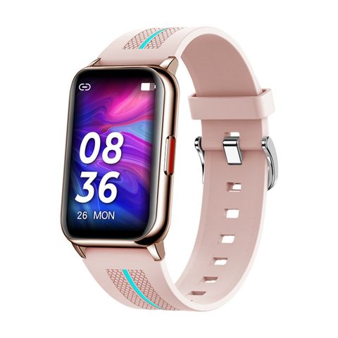 Loaniy H76 Pink – 1.57 inch IPS, Đồng hồ thông minh theo dõi nhịp tim, IP68