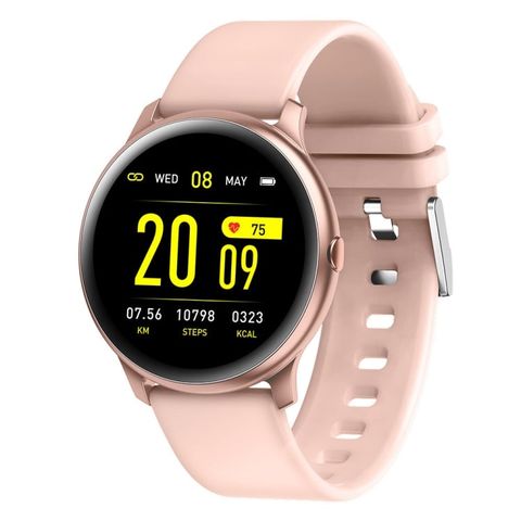 Đồng hồ thông minh Wearkey KW19 Pink – Theo dõi huyết áp, Màn hình 1.3 inch