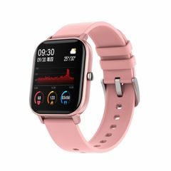  P8 Pink – Đồng hồ thông minh nữ 1.4 inch, cảm biến nhịp tim, theo dõi giấc ngủ 