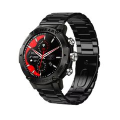  Đồng hồ thông minh K28H 1.32 inch Black Black Three – Theo dõi nhịp tim, huyết áp, oxy máu, gọi Bluetooth 