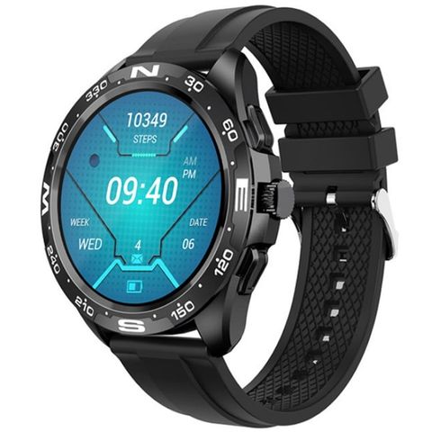 Đồng hồ thông minh I32 1.32 inch Black Silicone – TFT Full Touch, Gọi Bluetooth, Theo dõi sức khỏe