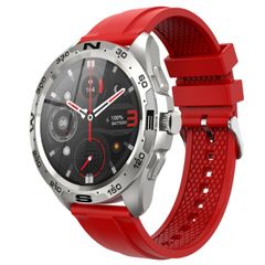  Đồng hồ thông minh I32 1.32 inch Red Silicone – TFT Full Touch, Gọi Bluetooth, Theo dõi sức khỏe 